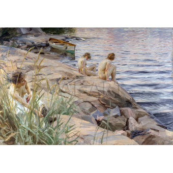 РЕПРОДУКЦИИ НА КАРТИНИ На открито (1888)